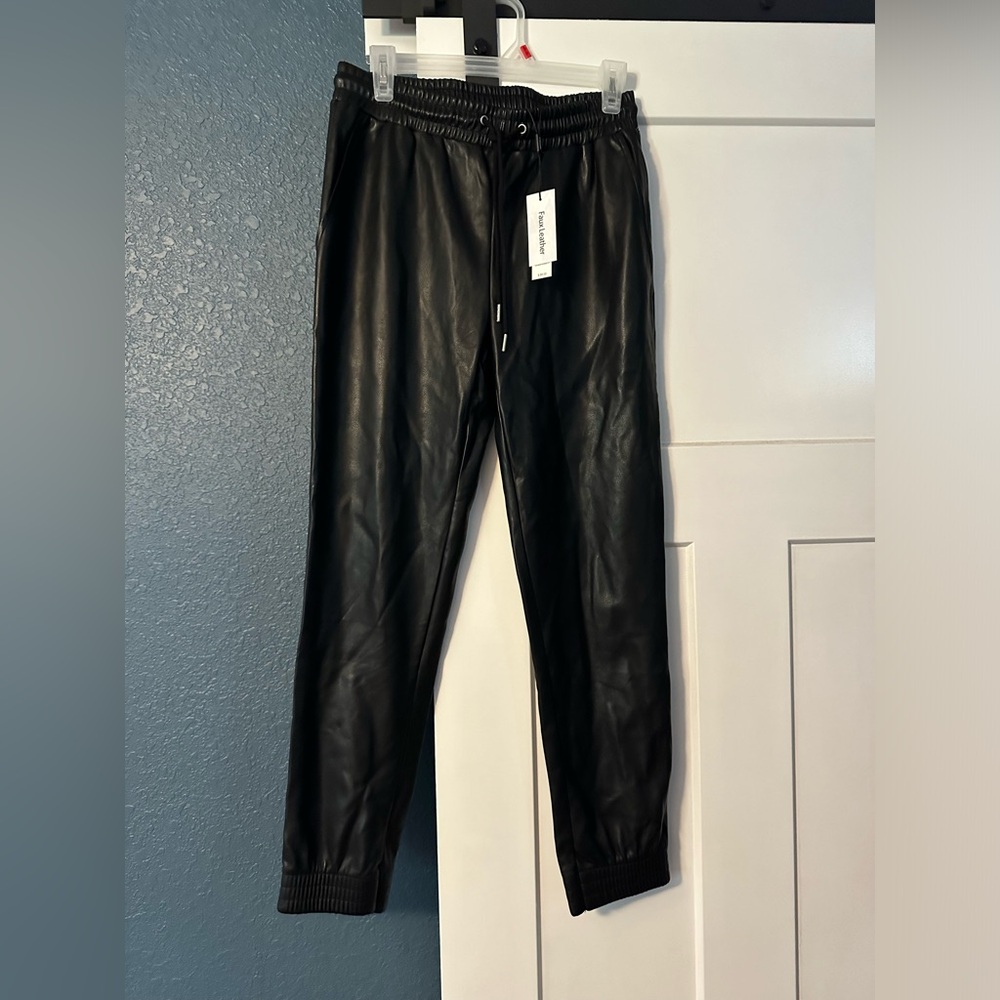 Faux leather pants Tahari